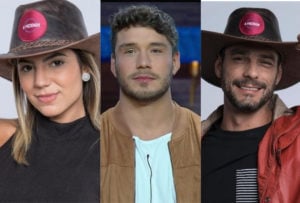 Hariany Almeida, Lucas Viana e Diego Grossi estão na final de A Fazenda 11 da Record (Foto: Montagem/TV Foco)