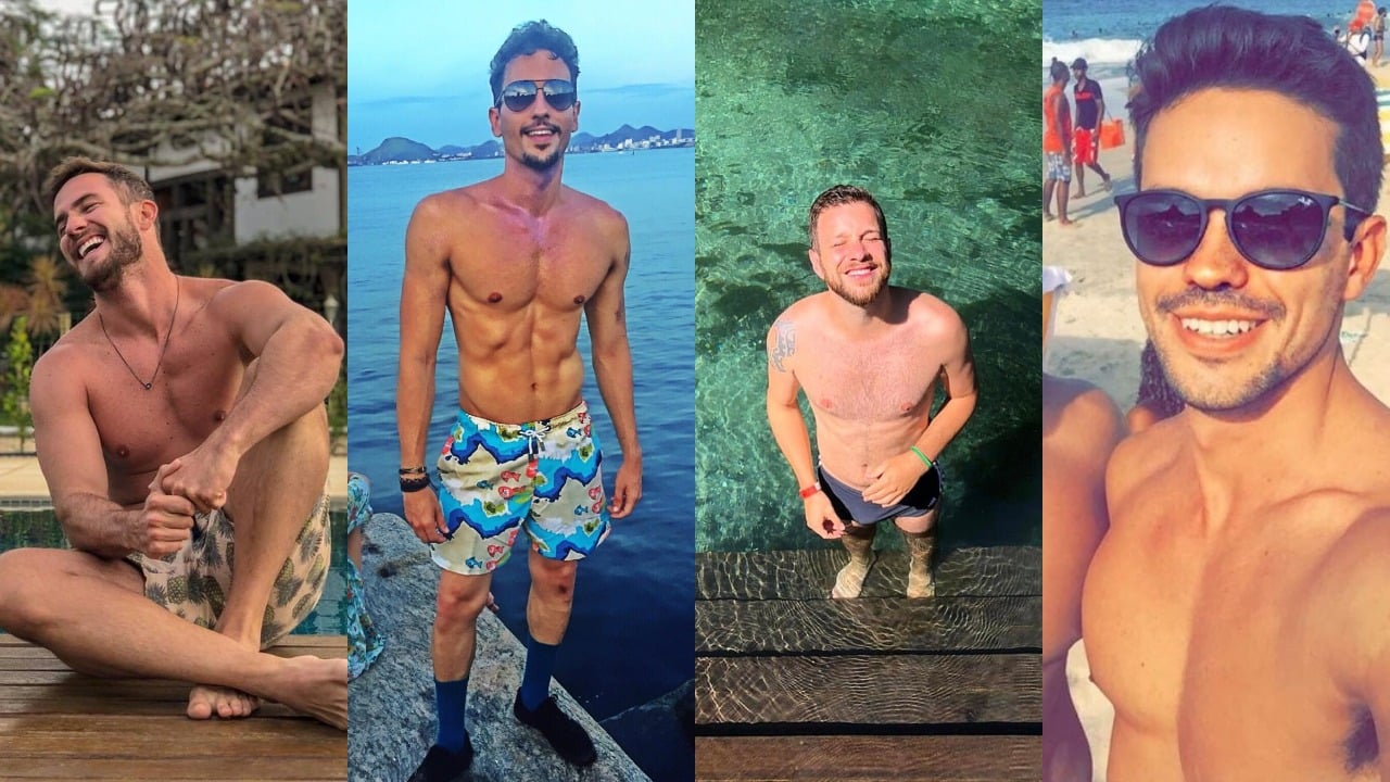 Daniel Adjuto, Tarcis Duarte, Cassius Zeilmann e Leonardo Lara (Foto: Reprodução/Instagram/Montagem TV Foco)