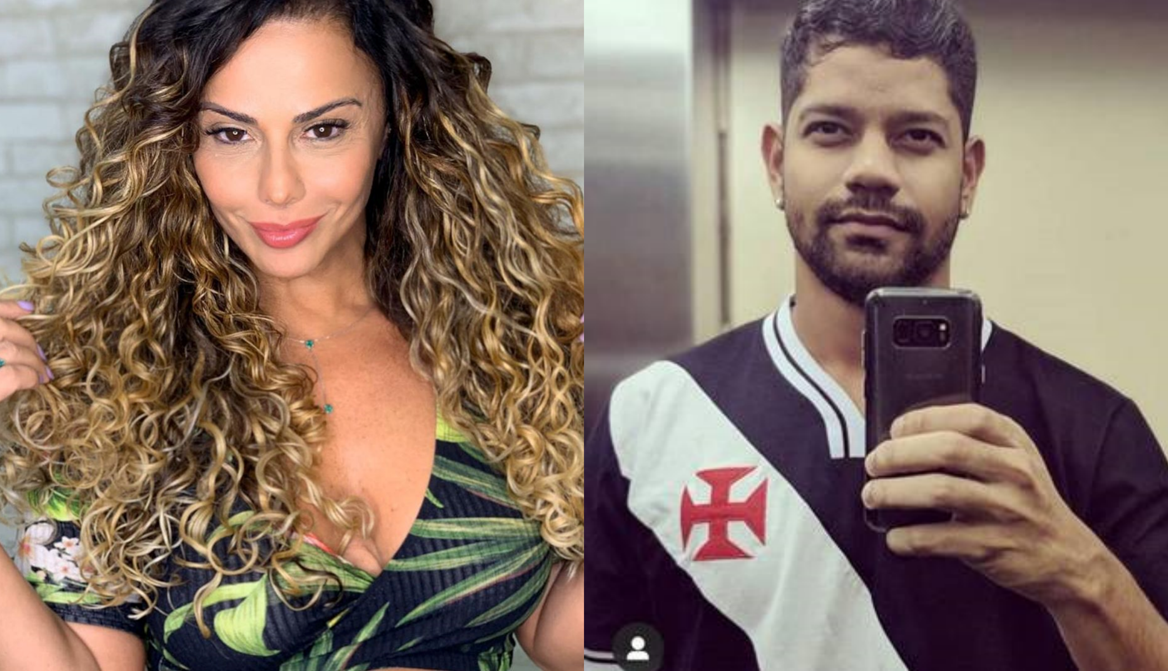 Viviane Araújo e Guido (Foto: Montagem TV Foco)
