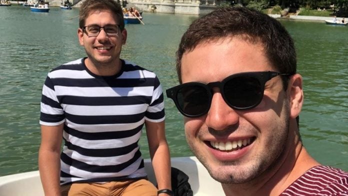 Pedro Figueiredo e Erick Rianelli, da TV Globo (Foto: Reprodução/Instagram)