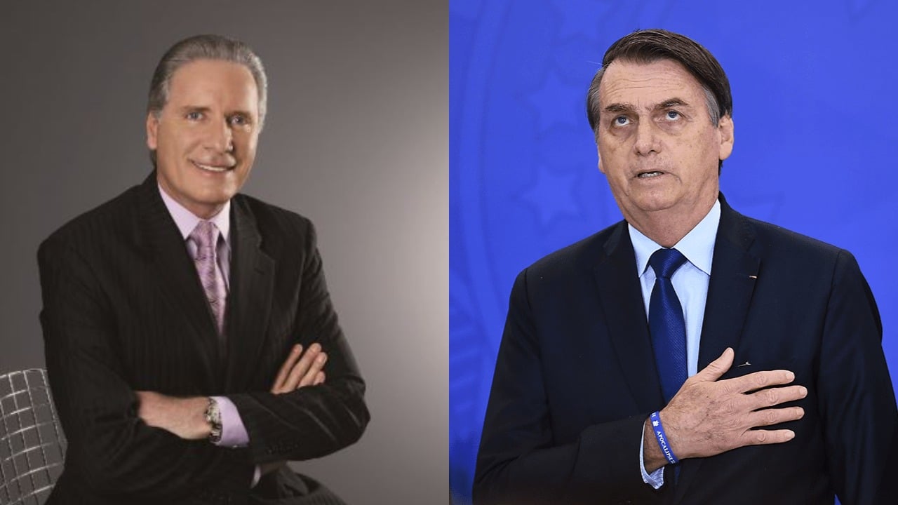 Roberto Justus e Jair Bolsonaro (Foto: Divulgação/Evaristo Sa/AFP)