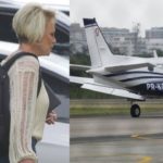 Ana Maria Braga embarca em jatinho particular de R$ 7,5 milhões (Foto: EXTRA)