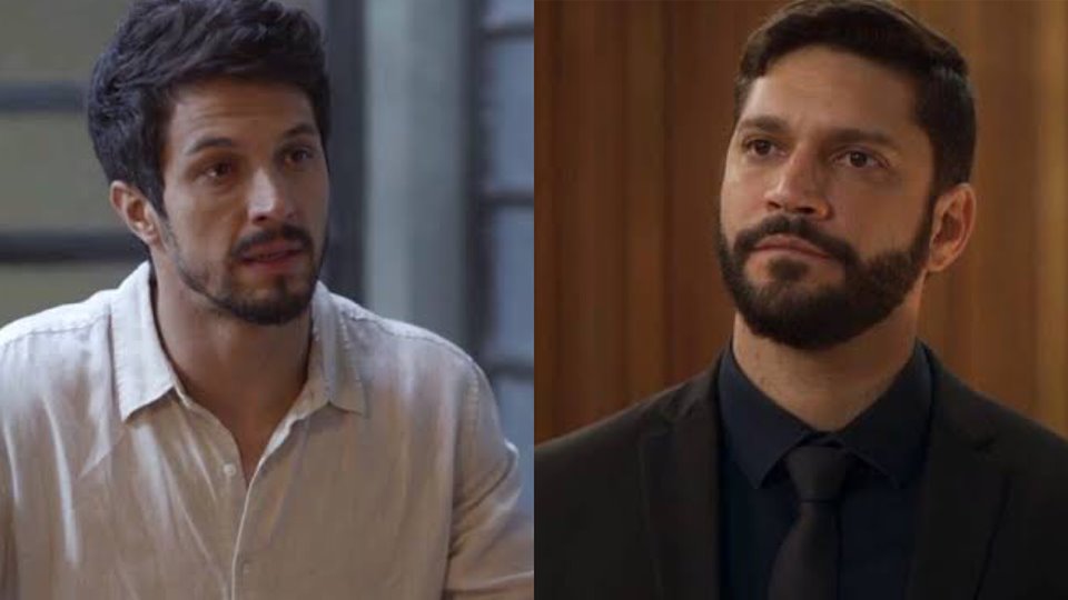 Marcos cai em armadilha preparada por Diogo e acaba preso (Montagem: TV Foco)
