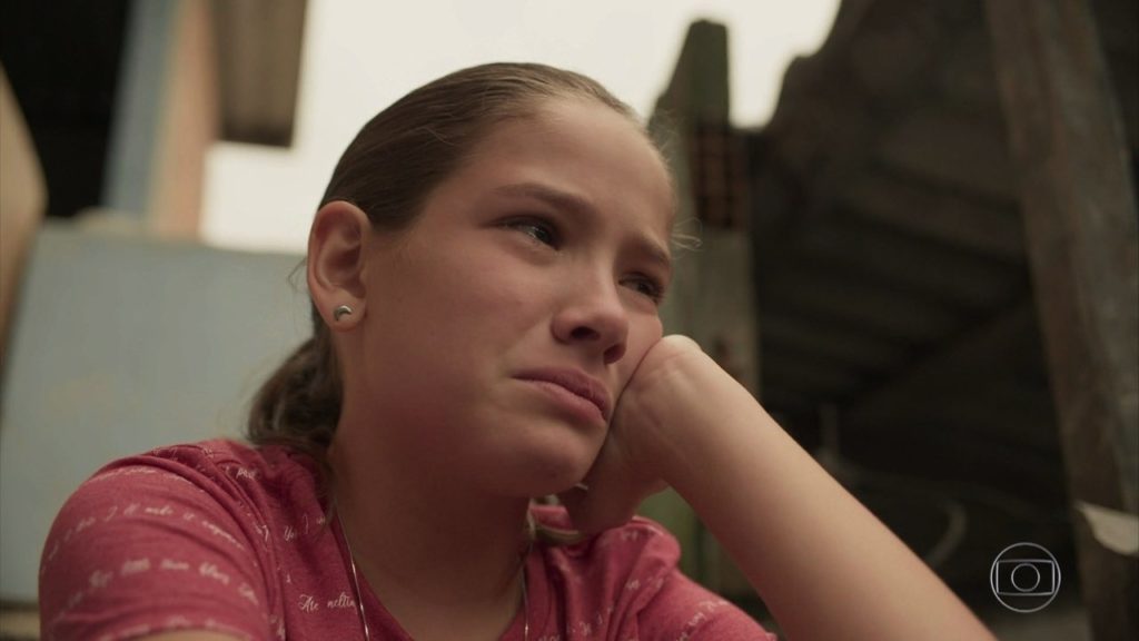 Brenda em cena de Amor de Mãe 