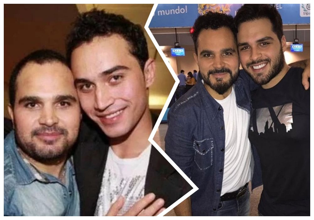 Wesley Loyola e Nathan Camargo, filhos de Luciano Camargo. Foto: Reprodução