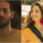 Sandro e Érica na novela das 19h da Globo, Amor de Mãe (Foto: Montagem)