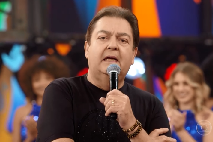 Fausto Silva (Foto: Reprodução) bailarina Faustão