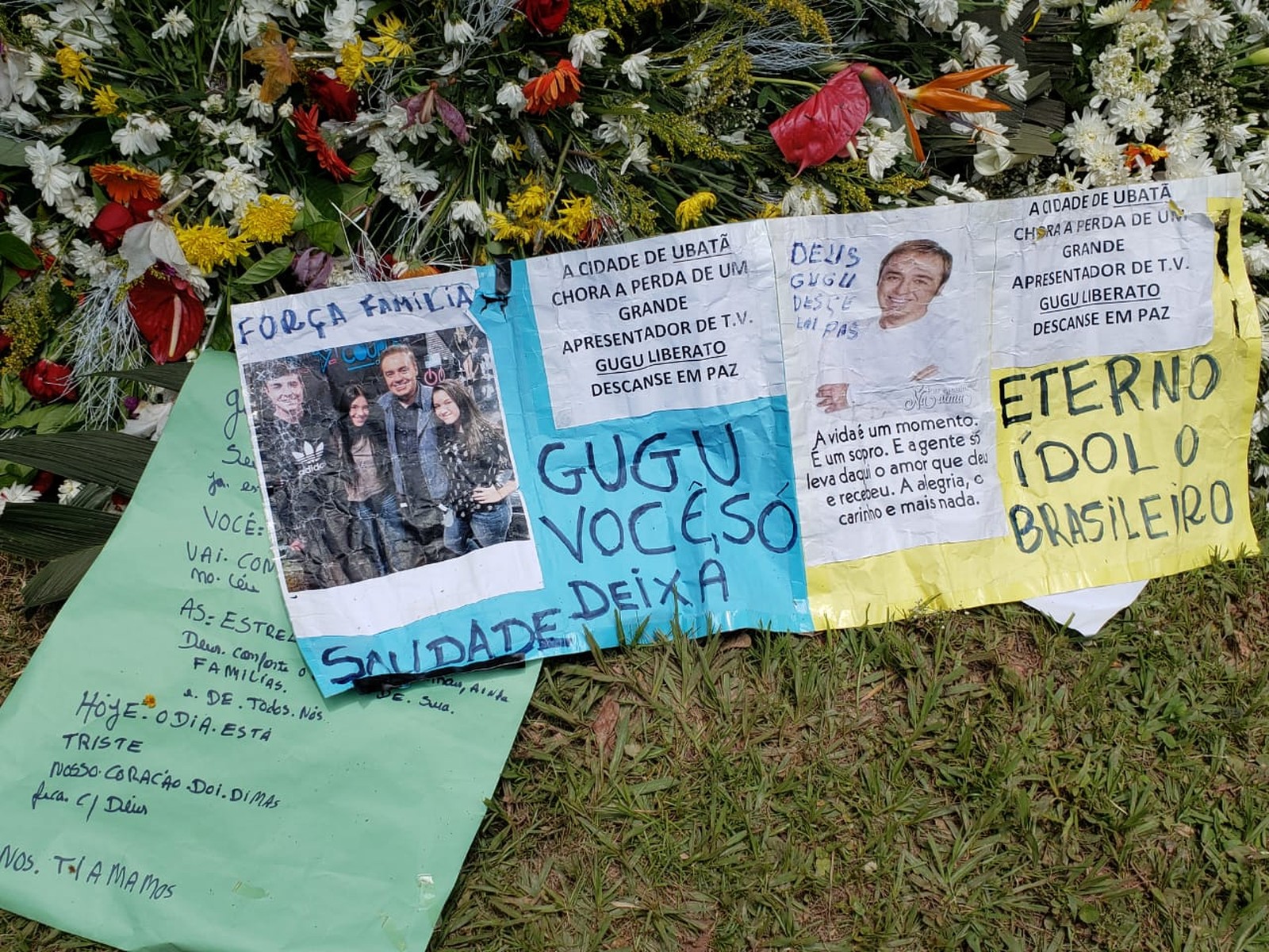 Público se despede de Gugu Liberato (Foto: Reprodução)