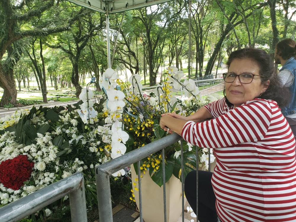 Público se despede de Gugu Liberato (Foto: Reprodução)