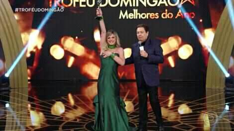 Glamour Garcia venceu como Atriz Revelação. Foto: Reprodução Globo