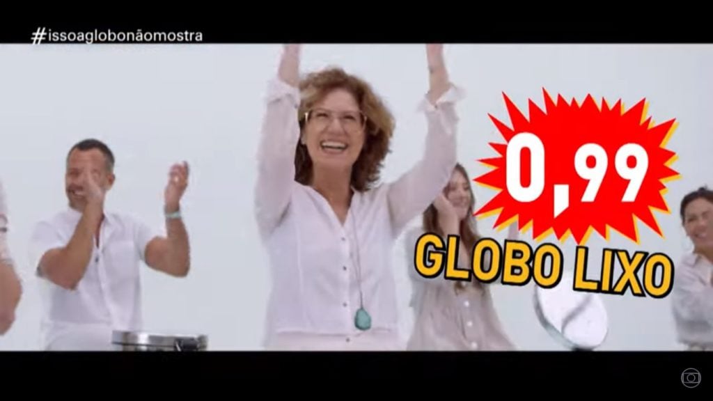 Globo faz sátira de si mesmo durante o Fantástico (Foto: Reprodução)