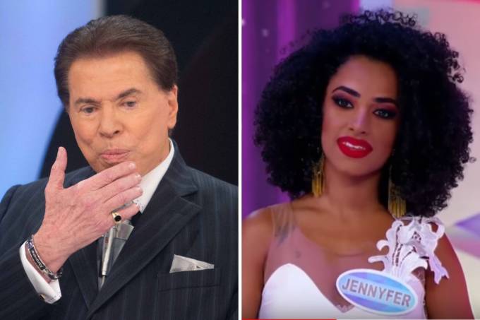 Silvio Santos foi acusado de racismo durante seu programa neste domingo (Reprodução)