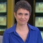 A jornalista Sandra Annenberg poderá deixar a Globo, que enfrenta uma situação delicada no setor da comunicação (Foto reprodução)