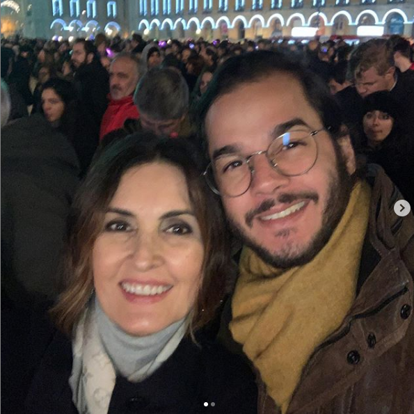 Túlio Gadelha e Fátima no Ano Novo (Foto: Reprodução/ Instagram) Túlio Gadelha e Fátima no Ano Novo (Foto: Reprodução/ Instagram)