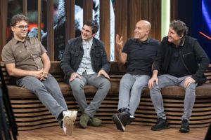 O grupo Skank esteve no programa Conversa com Bial (Foto: Globo/Fábio Rocha)