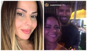 Viviane Araújo surge ao lado de namorado bonitão