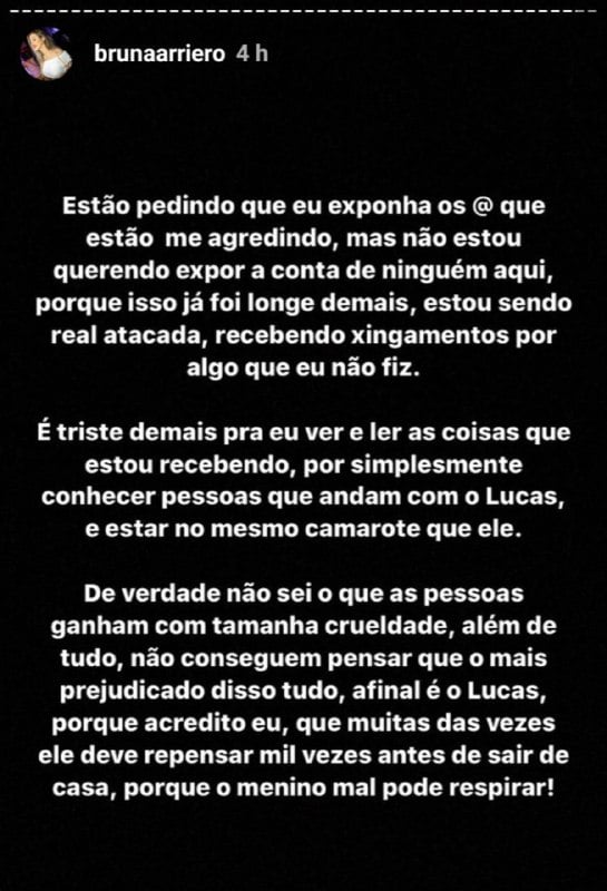 Mulher foi atacada por fãs do casal Luriany 