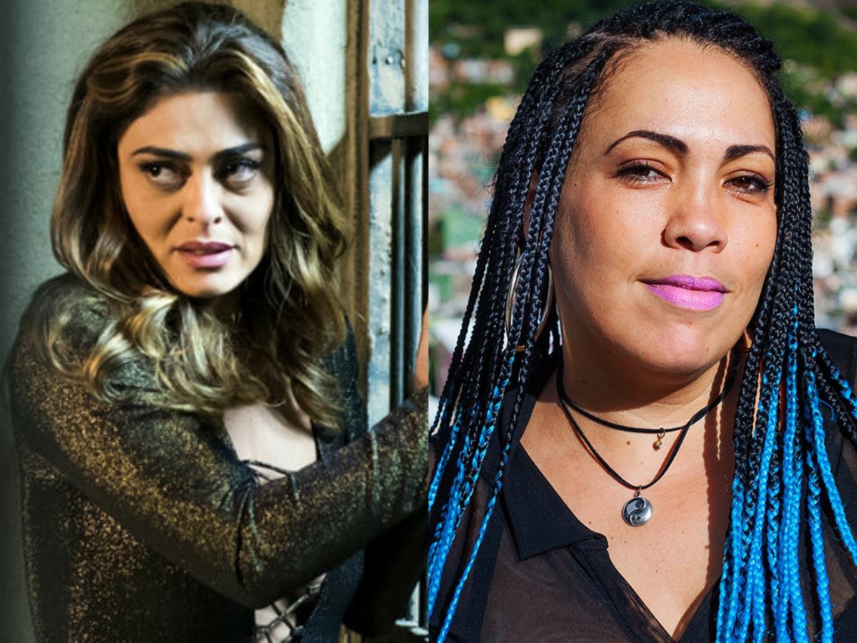 Bibi Perigosa de A Força do Querer da Globo? Não! A Bibi Perigosa da vida real, Fabiana Escobar foi impedida de namorar funcionária da emissora carioca (Foto: Montagem TV Foco)