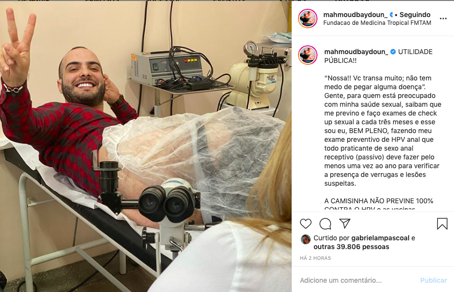 Mahmoud Baydoun faz campanha nas redes sociais. Foto: Reprodução