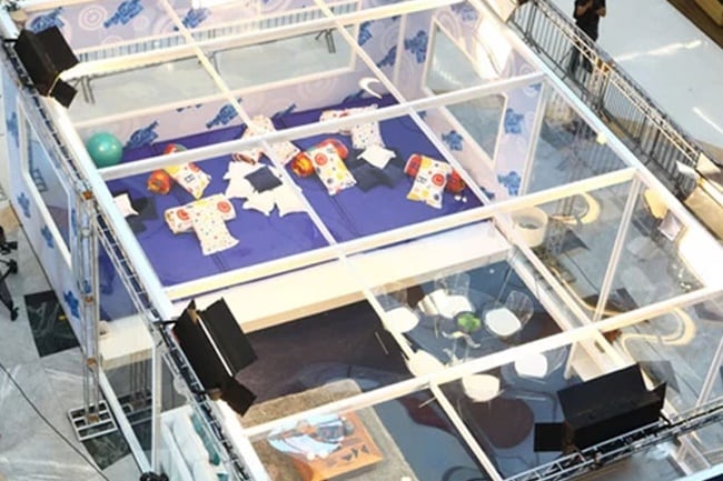 Casa de vidro do BBB (Foto: Reprodução)