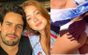 Marina Ruy Barbosa roubou a cena em momento íntimo com marido na Bahia (Foto: Divulação / Montagem / TV Foco)