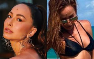 Sabrina Sato roubou a cena e detalhe na barriga chamou a atenção (Foto: Divulgação / Montagem / TV Foco)