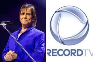 O Rei Roberto Carlos chamou a atenção do público ao relembrar uma época de ouro que viveu na Record dos anos 60 - Montagem: TV Foco