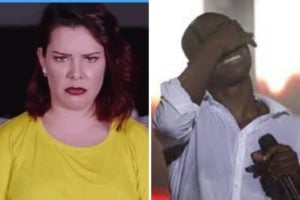 Fernanda Souza e Thiaguinho encaram mais uma polêmica sobre o motivo de sua separação  - Montagem: TV Foco