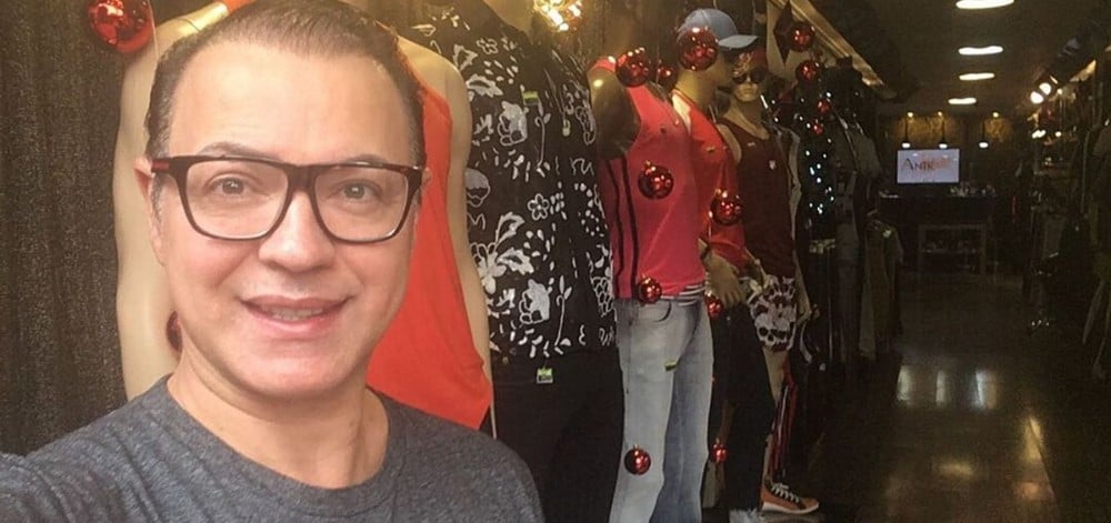 Dicesar na atual loja onde trabalha (Foto: Reprodução)