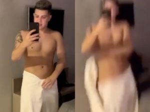 O funkeiro deixou os seus seguidores de queixo caído ao expor os seus dotes (Foto: Montagem TV Foco)