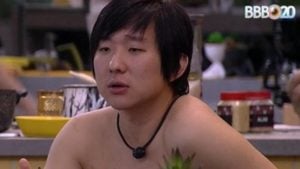 Pyong Lee sofreu grave punição após descumprir regra no BBB20 (Foto: Reprodução)