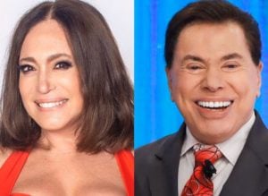 Susana Vieira mostrou um registro raro em que aparece com Silvio Santos (Foto: Reprodução)