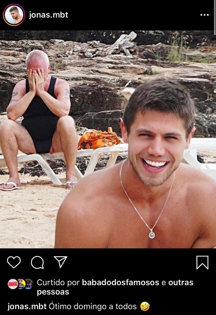 O ex-BBB Jonas publicou foto de testículo e a excluiu