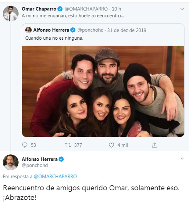 Alfonso Herrerna nega retorno de RBD (Foto: Reprodução/Instagram)