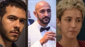 Em Amor de Mãe, Álvaro comemorará as mortes sequenciais de Vinícius e Amanda (Montagem: TV Foco)