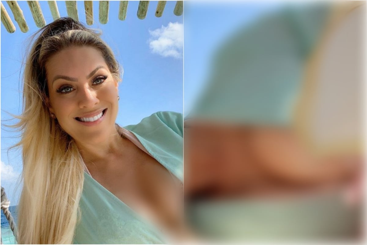 Renata Fan pelada - A verdade sobre os seios expostos da apresentadora