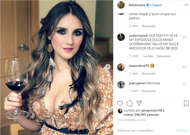 Foto compartilhada por Dulce Maria em seu Instagram (Foto: Reprodução)