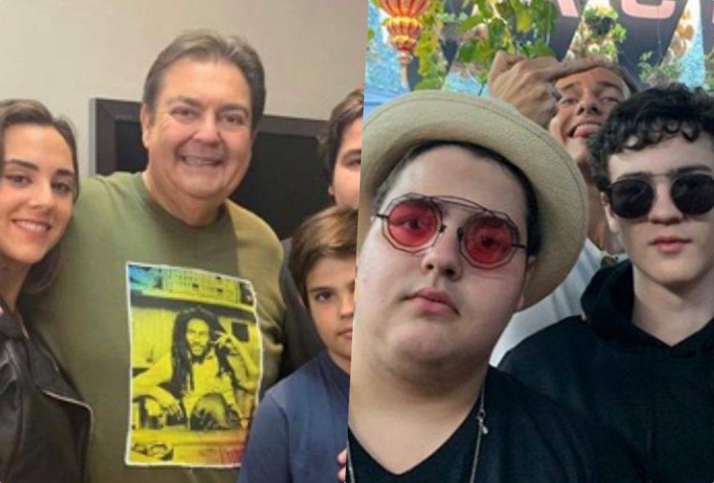 Faustão surgiu ao lado da família e dos filhos em um evento pra lá de especial (Foto reprodução)e