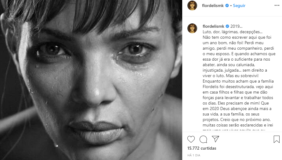 Flordelis surgiu chorando em meio a desabafo tocante 
