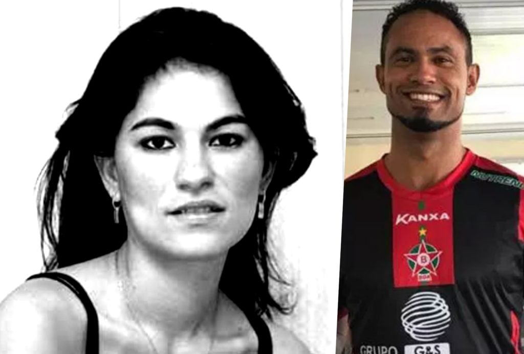 Eliza Samúdio, ex do goleiro Bruno, que foi morta por ele, surge em carta enviada do outro lado da vida (Foto montagem: TV Foco)