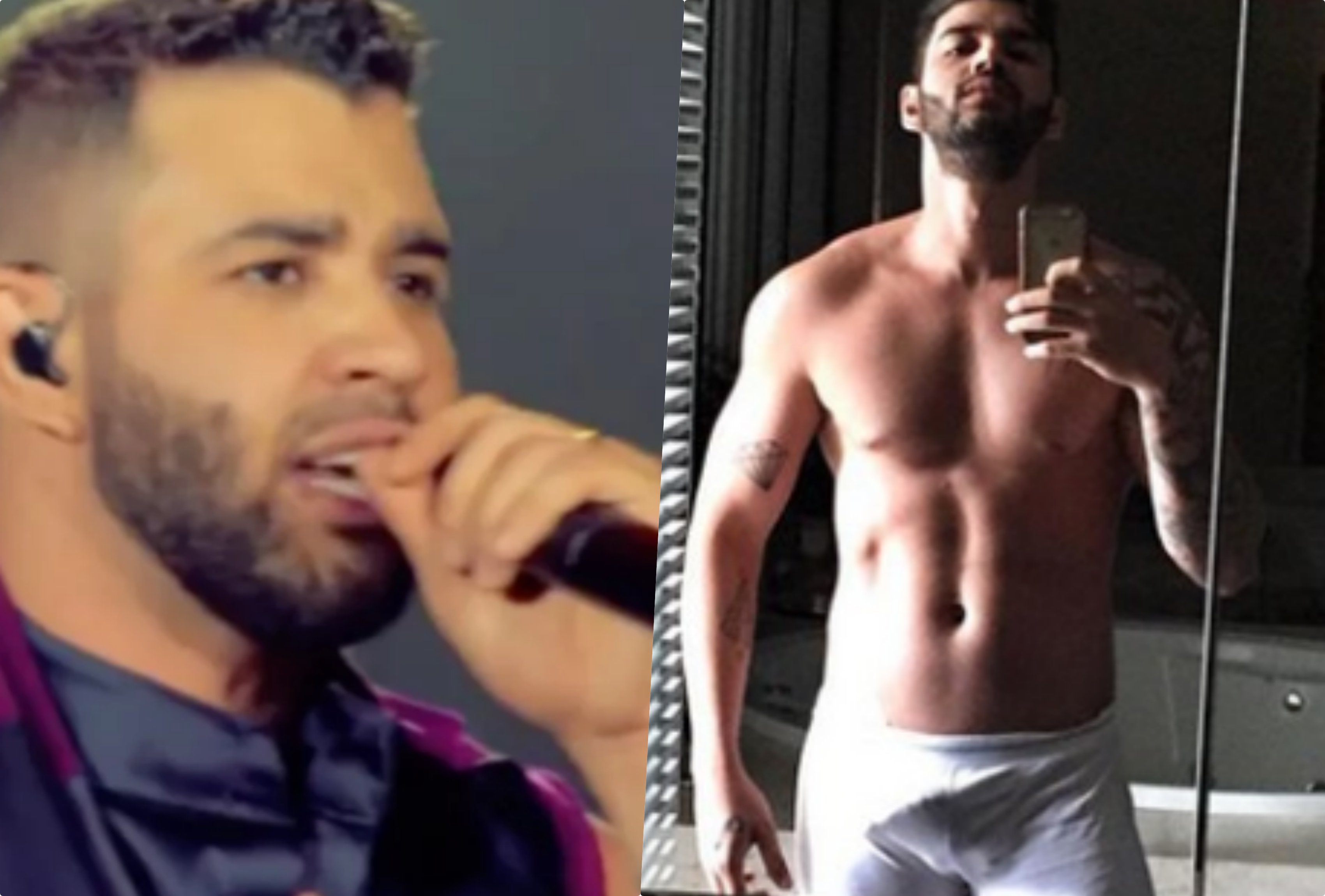 Gusttavo Lima e Andressa Suita tiveram detalhes de sexo expostos pelo cantor (Foto reprodução)
