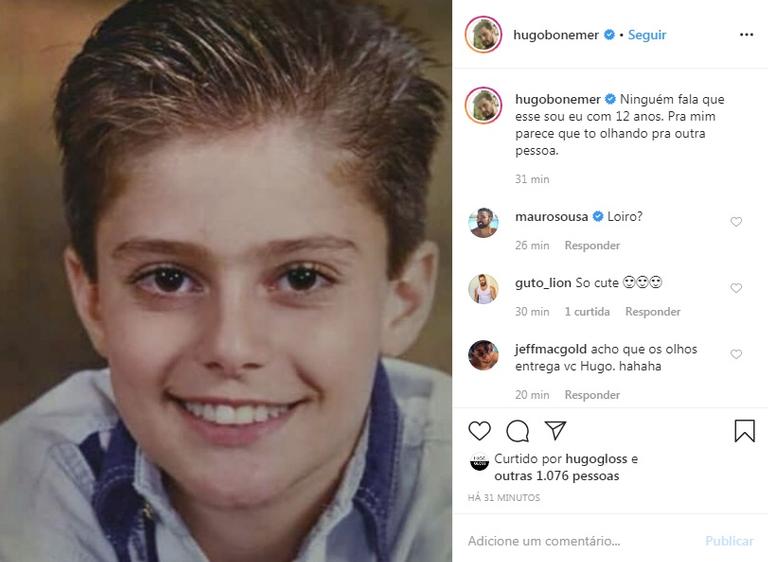O sobrinho de William Bonner surpreendeu os seguidores com a mudança; veja (Foto: Reprodução/Instagram)