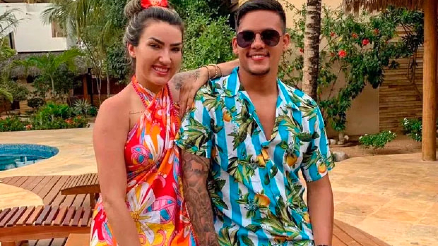 Thayse Teixeira e Eduardo Veloso (Foto: Reprodução/Instagram)