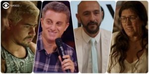 Lurdes, Ryan e Álvaro são personagens de Amor de Mãe, Luciano Huck fará participação especial (Foto: Montagem/TV Foco)