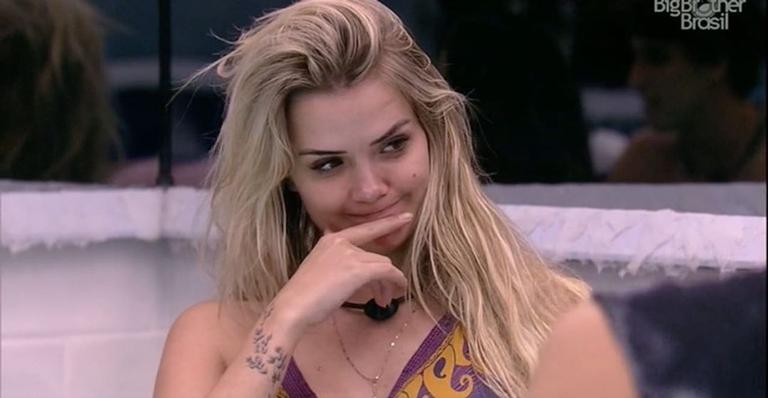 A participante do reality show da Globo, Marcela expôs os planos do meninos do BBB 20 (Foto: Reprodução/ Globoplay)