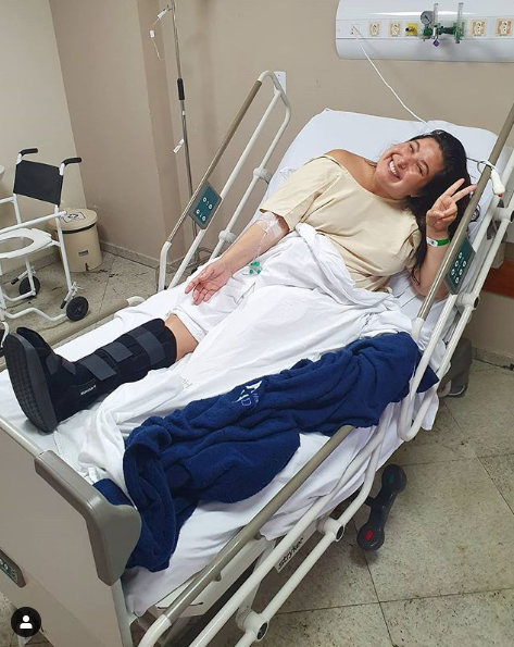 Mariana sofreu acidente feio (Foto: Reprodução/ Instagram)