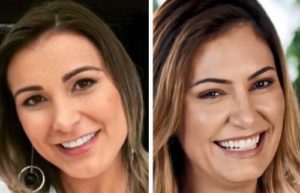 Andressa Urach se manifestou publicamente sobre parecer fisicamente com Michelle Bolsonaro - Montagem: DaAmazônia