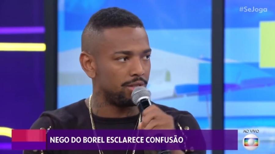 Nego do Borel esclarece confusão no programa Se Joga da TV Globo (Foto: Reprodução)