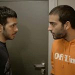 Sandro e Vinicius na novela Amor de Mãe (Foto: Reprodução da Globo)
