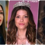 Vitória Strada e suas protagonistas da Globo (Foto: Montagem/TV Foco)